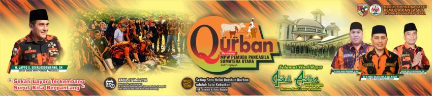 MPW Pemuda Pancasila Sumut Salurkan 1.620 Bungkus Daging Qurban untuk Panti Asuhan dan Korban Banjir Aceh Tamiang