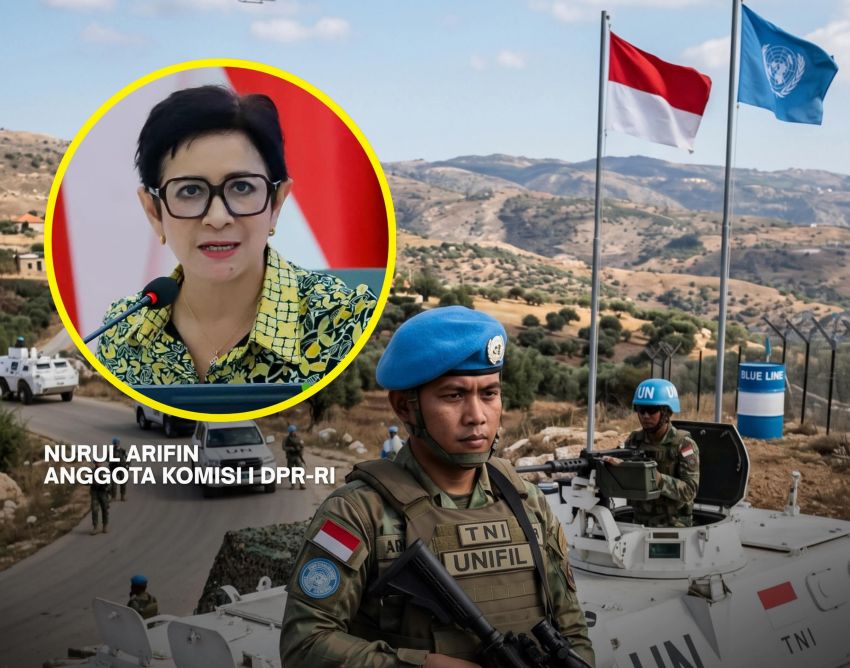 Nurul Arifin: Perlindungan Prajurit TNI di Misi Perdamaian Lebanon Harus Jadi Prioritas