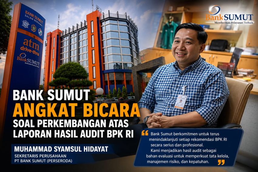 Bank Sumut Angkat Bicara Terkait LHP BPK RI, Ini Kata  Sekper Bank Sumut Hidayat
