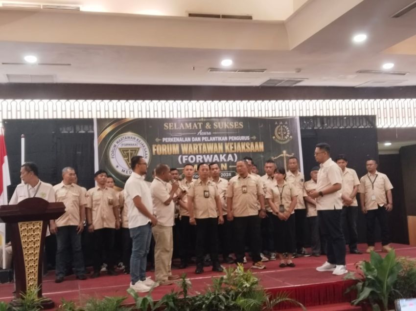 Pelantikan Pengurus FORWAKA Medan Periode 2026&ndash;2028, Irfandi : Perkuat Sinergi Pers dan Aparat Penegak Hukum