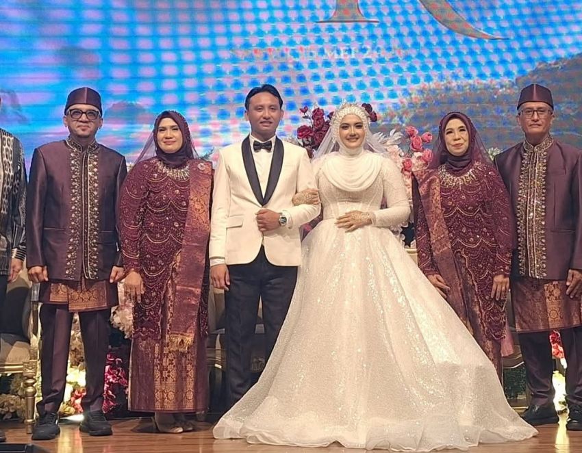 Jhon Suhardi Sampaikan Terima Kasih atas Kehadiran dan Doa untuk Pernikahan Putrinya