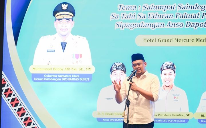 Pelantikan IKANAS Sumut, Bobby Nasution Tekankan Tiga Kunci Organisasi Maju