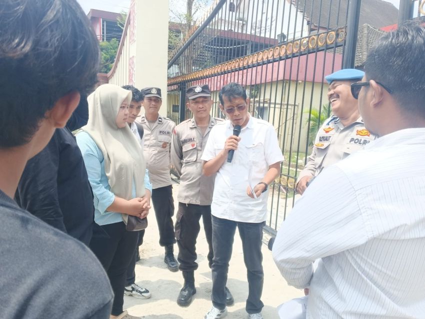 Mahasiswa Demo di Mapoldasu dan Kantor BNN Sumut, Desak Penutupan THM Kapten America