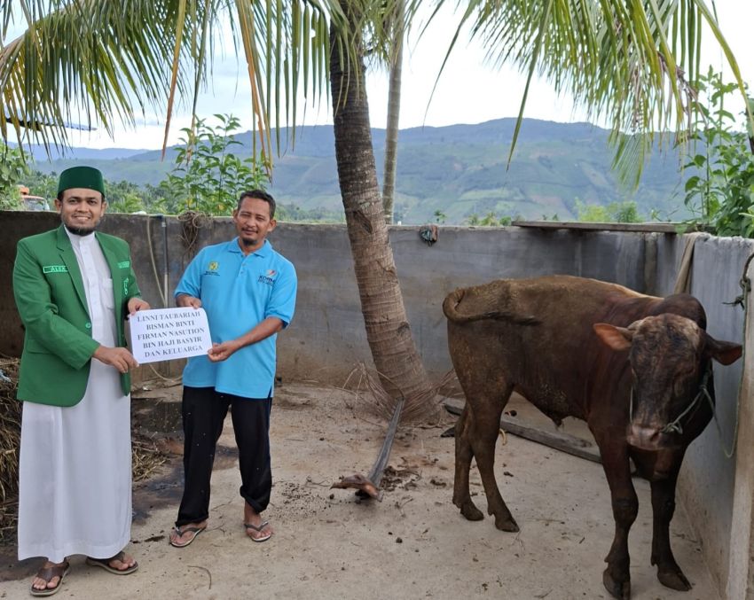 Majelis Dakwah PW Al Washliyah Sumut Salurkan Hewan Qurban ke Daerah Minoritas Karo