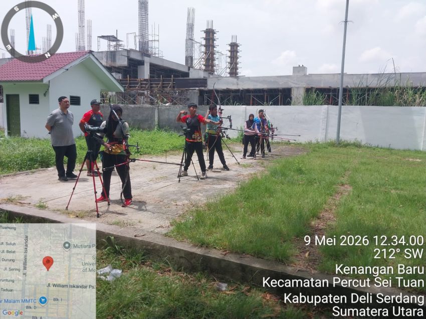 Novan Siregar Motivasi Atlet Panahan PPI Sumut Hadapi Kualifikasi PON 2028