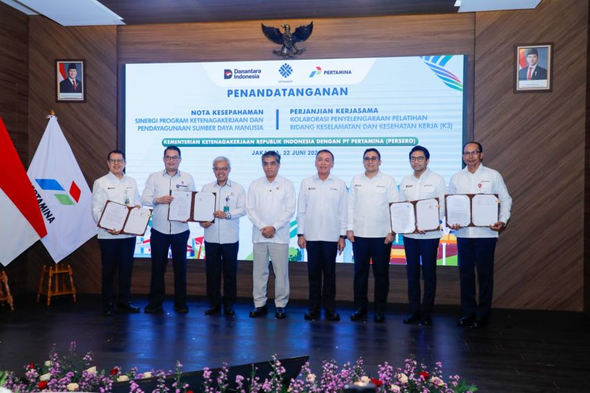 Kemnaker&ndash;Pertamina Jalin Kolaborasi Pengembangan SDM dan Pelatihan Vokasi K3