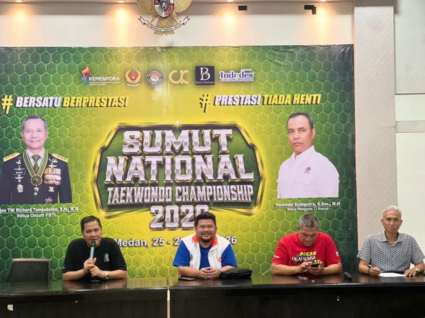 10 Propinsi Berlaga di Sumut Nasional Taekwondo Championship