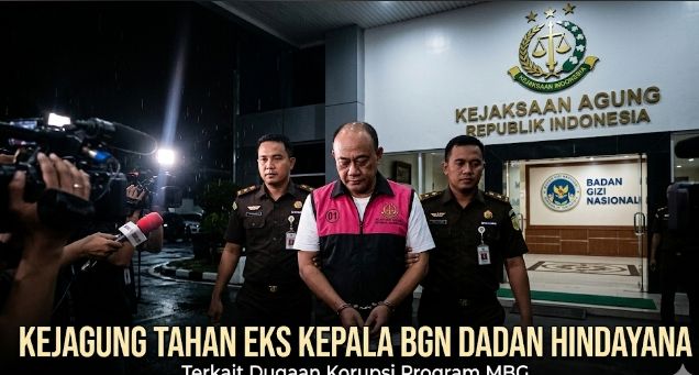 Kejagung Tahan Eks Kepala BGN Dadan Hindayana Terkait Dugaan Korupsi Program MBG