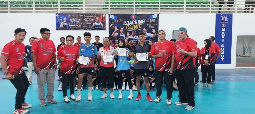 Coaching Clinic Kejuaraan Antar Klub Voli II Diikuti 46 Atlet, Berlangsung Sukses
