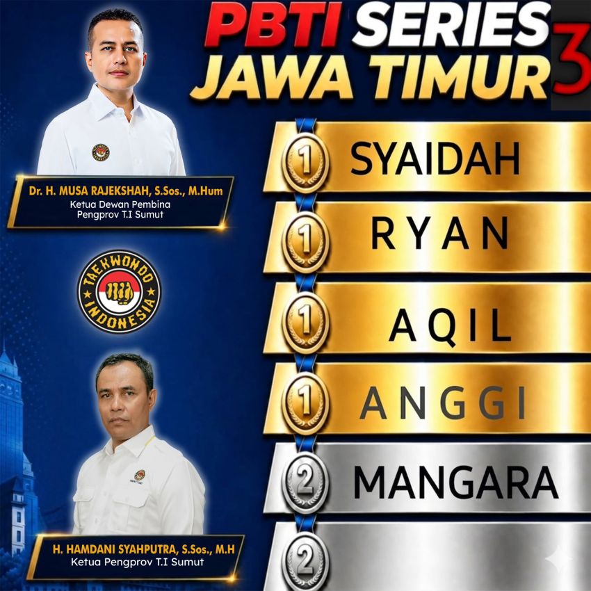 Tim Taekwondo Harumkan Nama Sumatera Utara