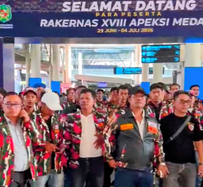 Rukun Sembiring Pimpin Penyambutan Ketua Mada LMP Sulsel, Perkuat Kolaborasi Lintas Daerah