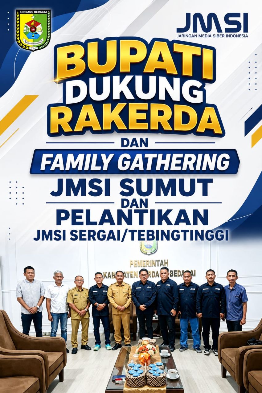 Bupati Dukung Rakerda dan Family Gathering JMSI Sumut dan Pelantikan JMSI Sergai/Tebingtinggi