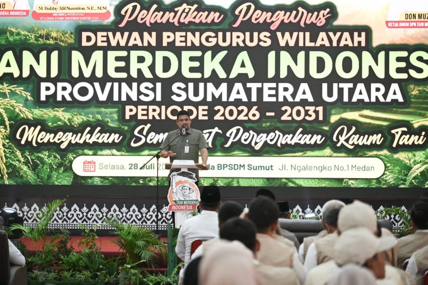 Gubernur Bobby: Ketahanan Pangan Tanggung Jawab Pemerintah hingga Desa, Dapur MBG Perlu Libatkan Kelompok Tani Merdekai