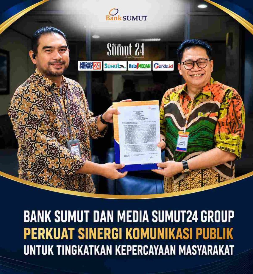 Bank Sumut dan Media Sumut24 Group Perkuat Sinergi Komunikasi Publik untuk Tingkatkan Kepercayaan Masyarakat