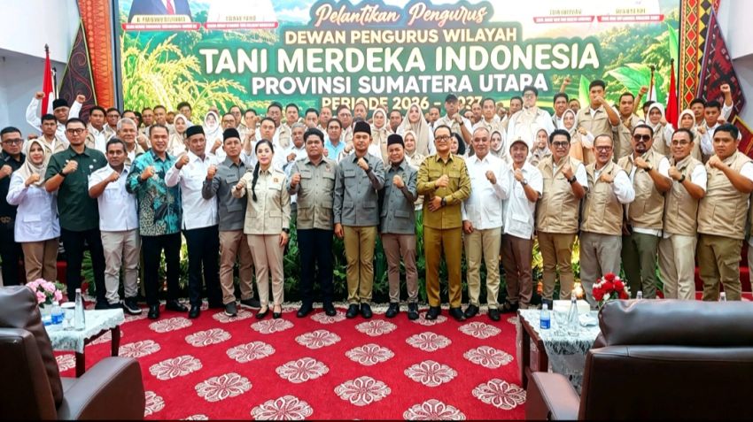Gusmiyadi Pimpin Tani Merdeka Indonesia Sumut; Don Muzakir Perintahkan Kawal Program Presiden Prabowo