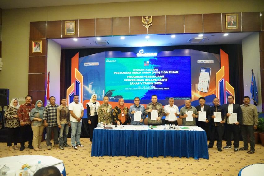 Bank Sumut Buka Akses Dana PSR Rp44,5 Miliar untuk Pekebun Sawit Sumut