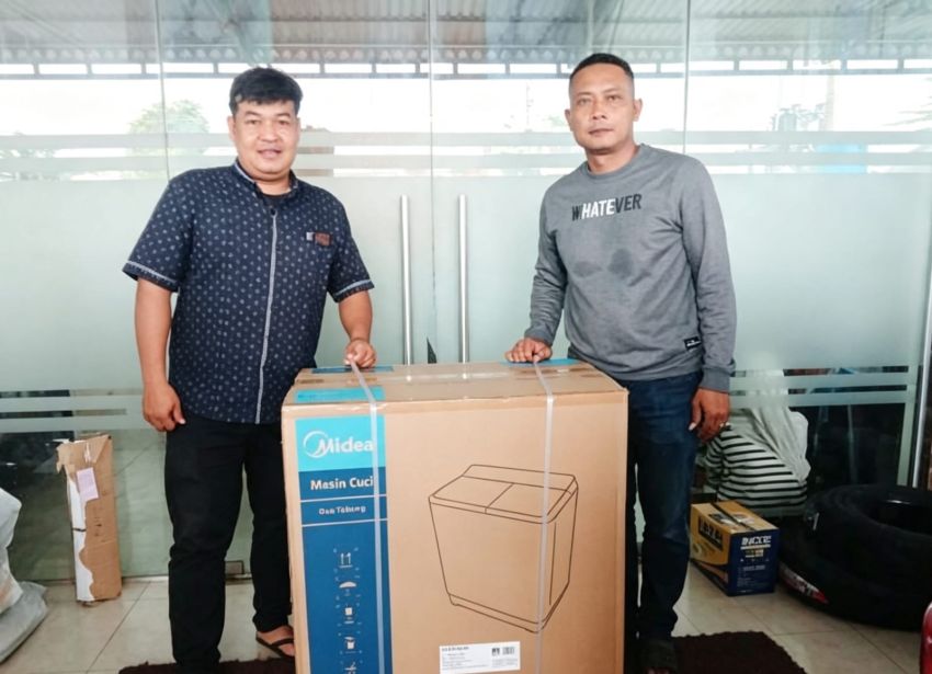 Aroma Bakery & Cake Shop Sumbangkan Mesin Cuci untuk Lucky Draw RAKERDA JMSI Sumut 2026