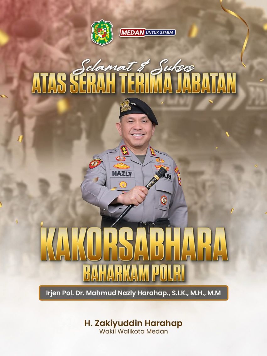 Mahmud Nazly Harahap Dipercaya Jadi Kakorsabhara Baharkam Polri, Zakiyuddin Sampaikan Doa dan Harapan