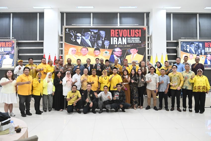 Balitbang Golkar Gelar Diskusi dan Bedah Buku Revolusi Iran Karya Dr. Nasir Tamara