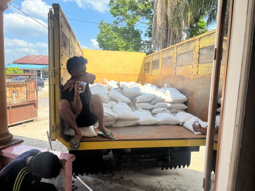 Asintel Satlap Tricakti Beri Penjelasan Terkait Penanganan 53 Ton Pasir Timah di Air Merbau