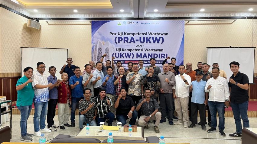 Sebanyak 23 Peserta UKW SPS Aceh Dinyatakan Kompeten