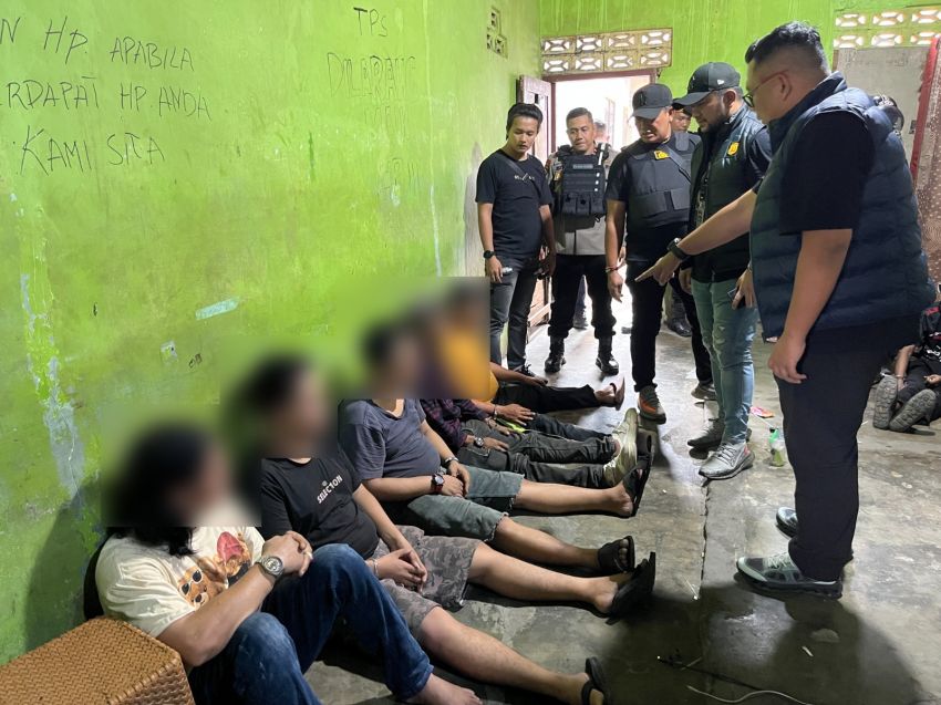 Gerebek Dua Sarang Narkoba di Jalan Mangkubumi Medan, 2 Pengedar dan 7 Pemakai Diamankan