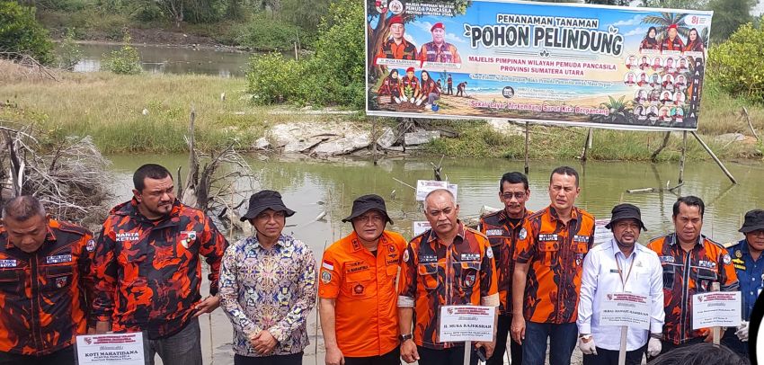 Penanaman Tanaman Pohon Pelindung MPW PP Sumatera Utara, Ijeck Ajak Jaga Lingkungan dan Perkuat Kader dengan Pelatihan SAR