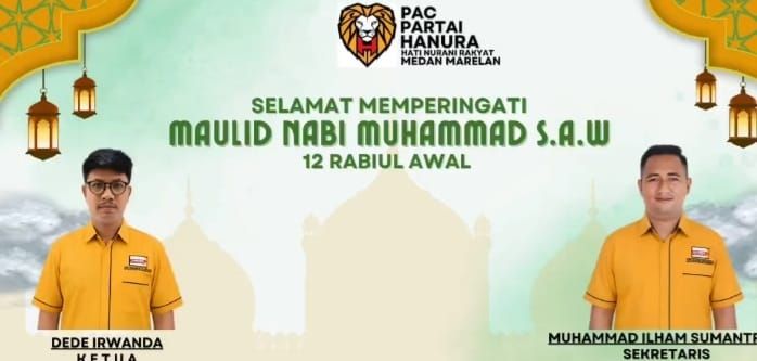 Dede Irwanda, Tokoh Muda Potensial, Siap Bawa Energi Baru untuk Hanura Medan Marelan