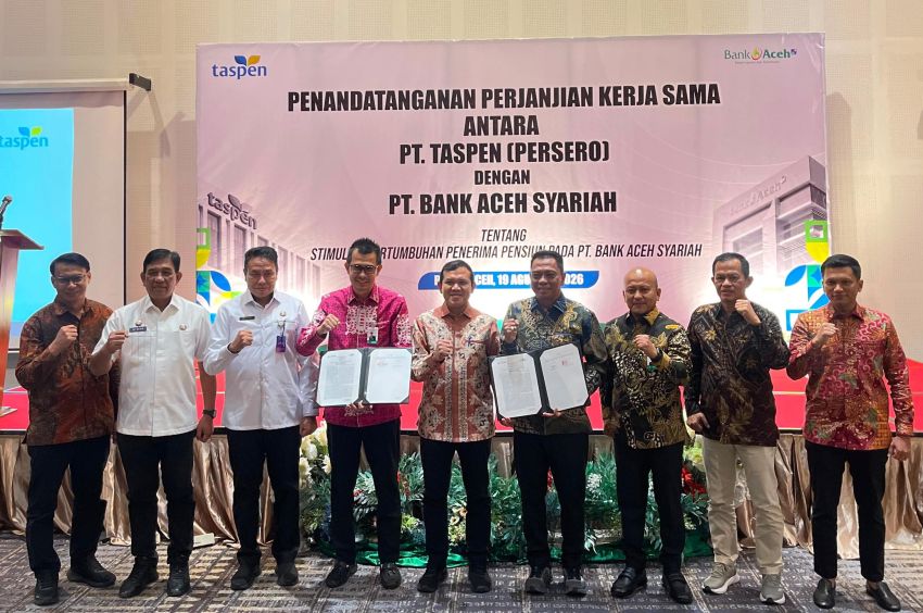 Bank Aceh-TASPEN Perkuat Kerja Sama Pengelolaan Dana Pensiun