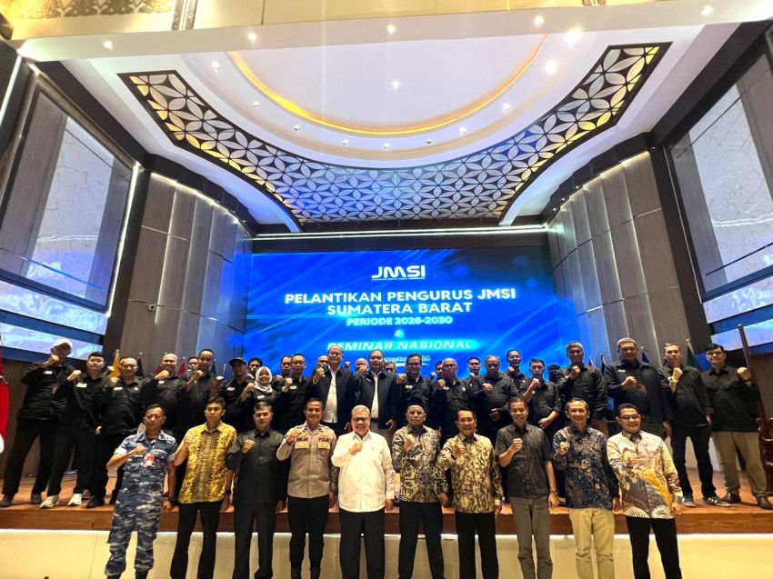 Pelantikan JMSI Sumbar 2026: Perkuat Barisan Media Siber, Lima Tokoh Raih JMSI Awards