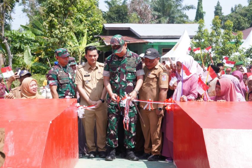 Pangdam I/BB Resmikan Jembatan Perintis Tumpatan Nibung Deli Serdang, Buka Akses Warga