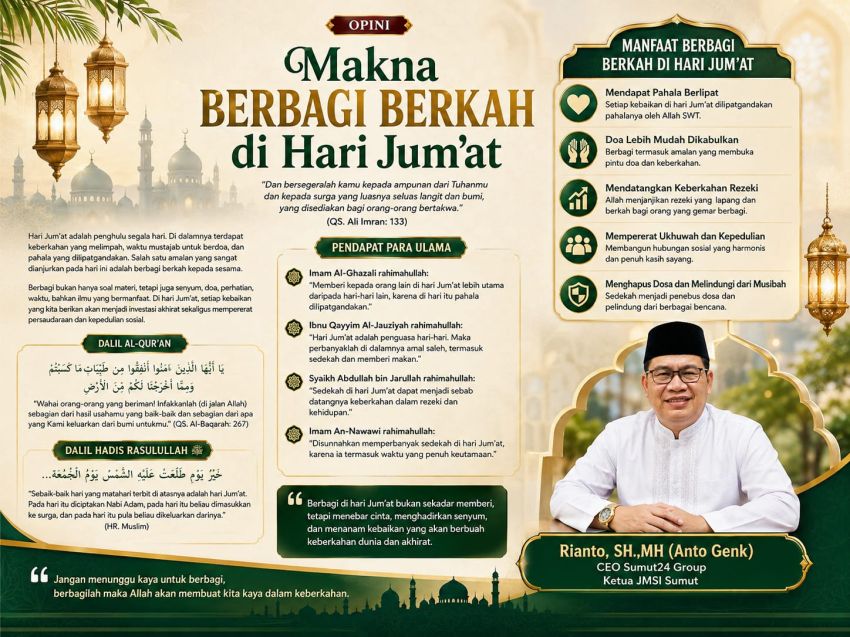 Makna Berbagi Berkah di Hari Jum&rsquo;at