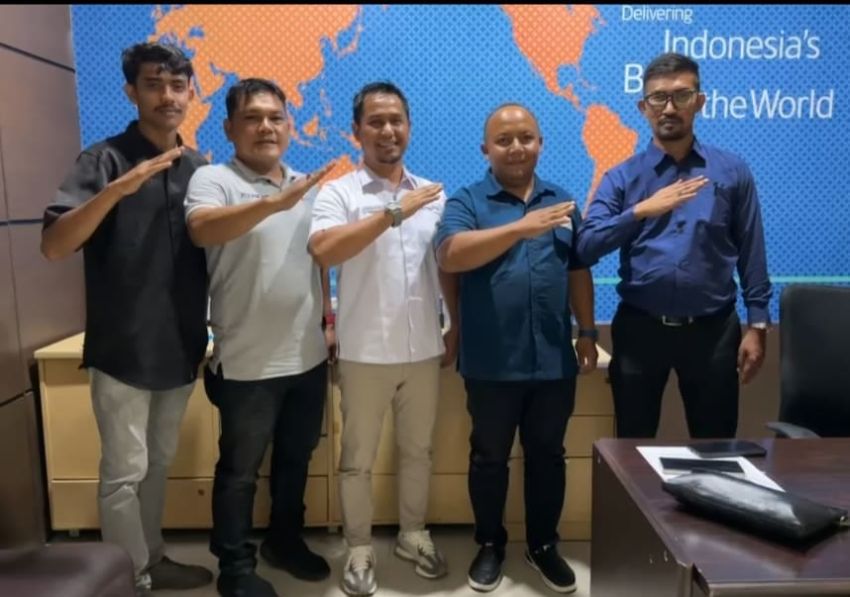 SMSI Aceh Besar Audiensi dengan Garuda Indonesia, Bahas Peluang Sinergi dan Promosi Aceh