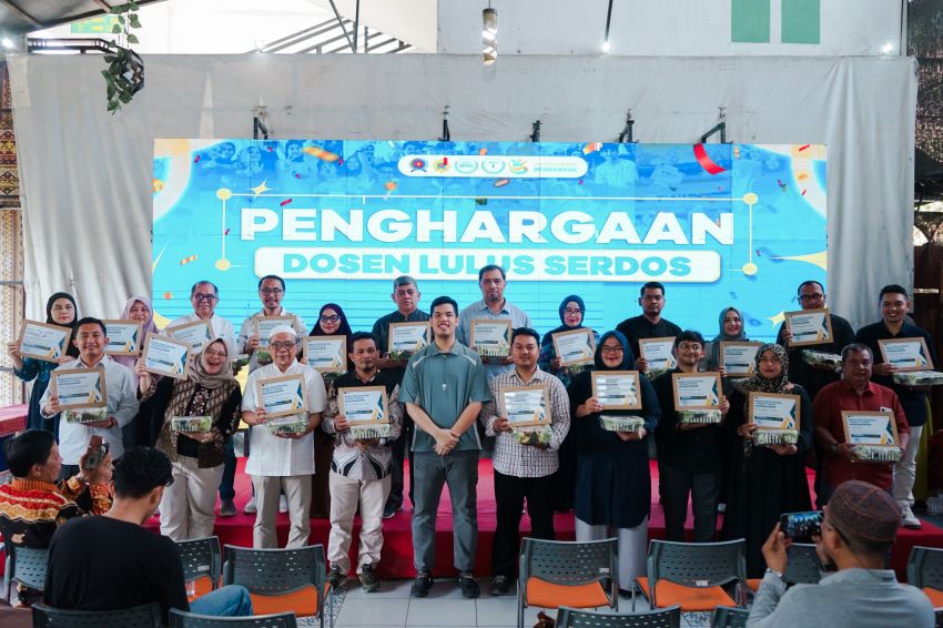 UNPAB Beri Voucher Jutaan Rupiah untuk 22 Dosen Lulus Sertifikasi, Dorong Karier Menuju Lektor Kepala