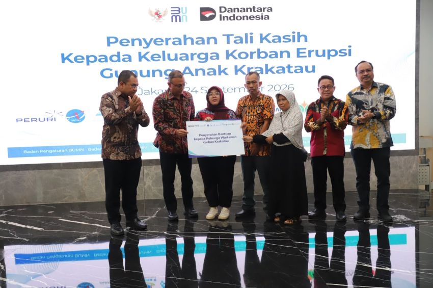 BP BUMN Salurkan Tali Asih Untuk Keluarga Jurnalis-ABK Arupadatu I