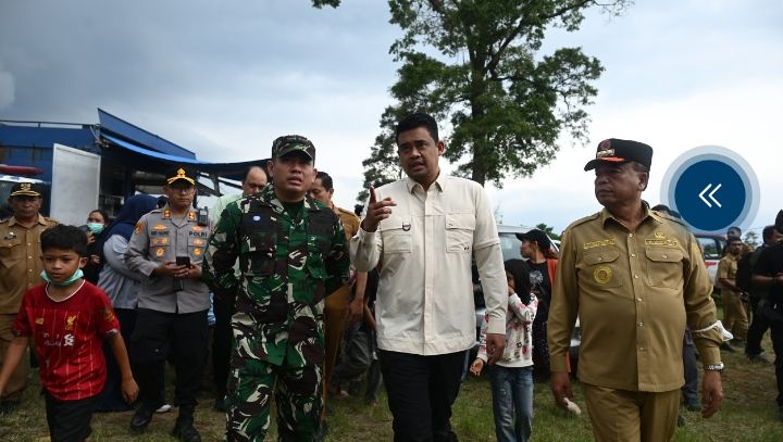 Erupsi Gunung Sinabung, Bobby Nasution Pastikan Kebutuhan Pengungsi Terpenuhi
