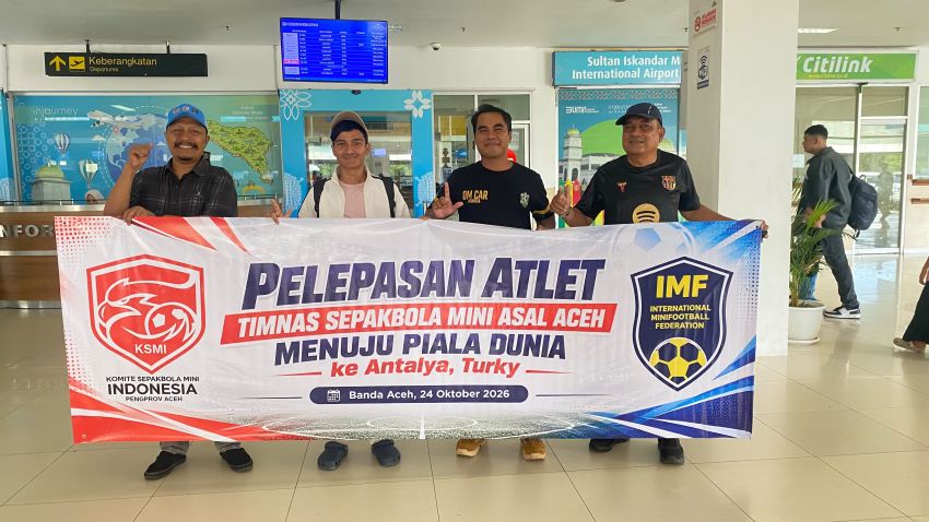 Dana Terbatas, Satu Atlet Aceh Berangkat ke Piala Dunia Minifootball