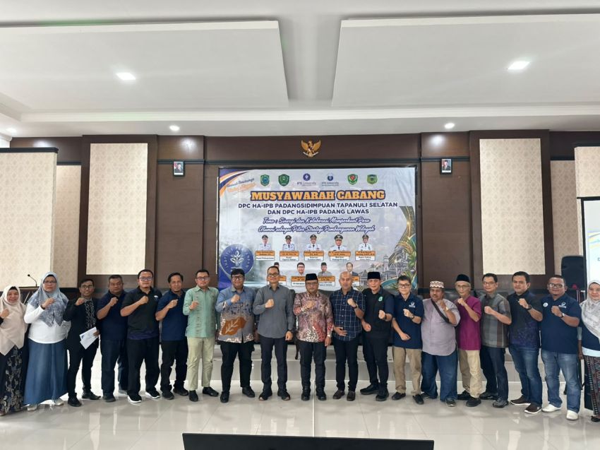 Muscab HA IPB Padangsidimpuan-Tapsel, Padang Lawas dan Paluta, Wali Kota Dorong Alumni Jadi Mitra Strategis Pembangunan