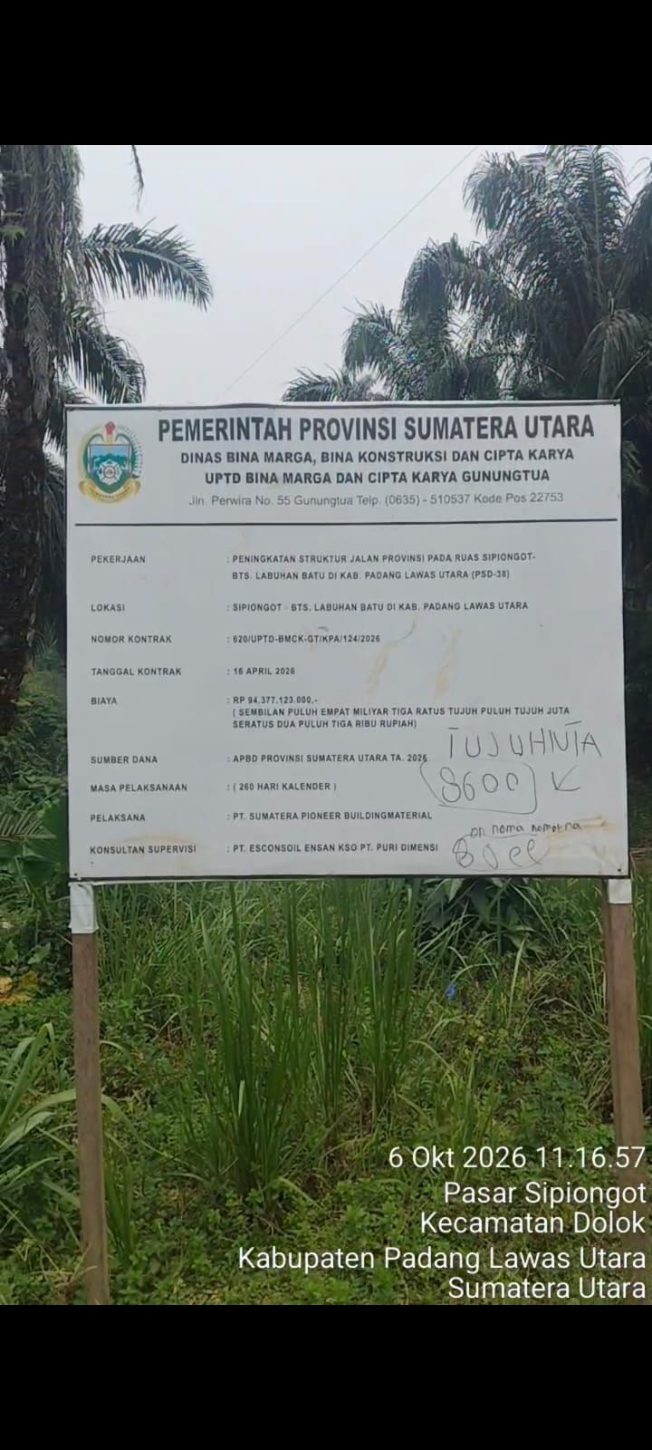 Belum Lewat Tahun Anggaran, Jalan Sipiongot Rp94,3 Miliar Hancur: Ada Apa?