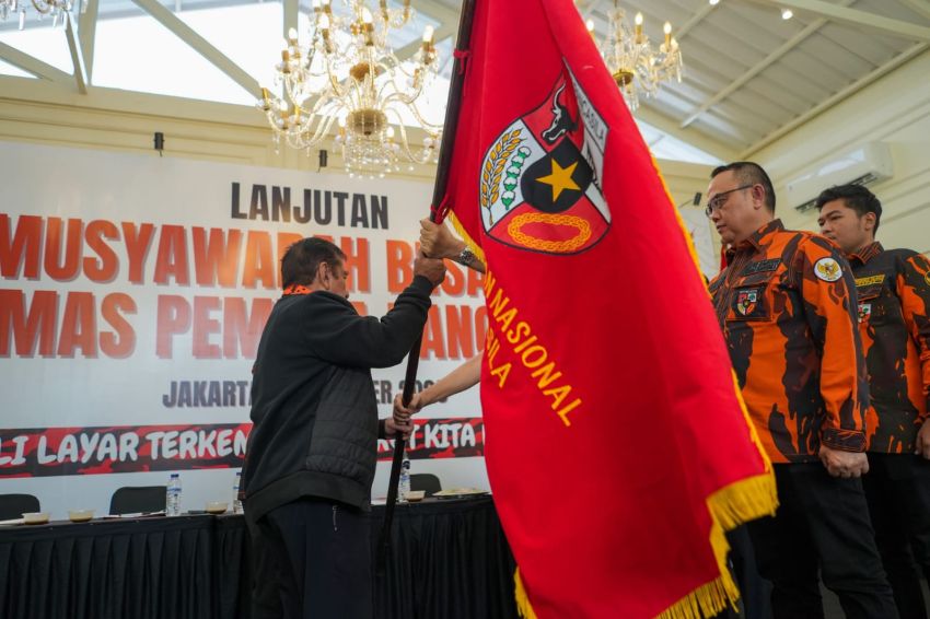 Musa Rajekshah Hadiri Mubes XI Pemuda Pancasila, Japto Soerjosoemarno Kembali Ditetapkan sebagai Ketua Umum