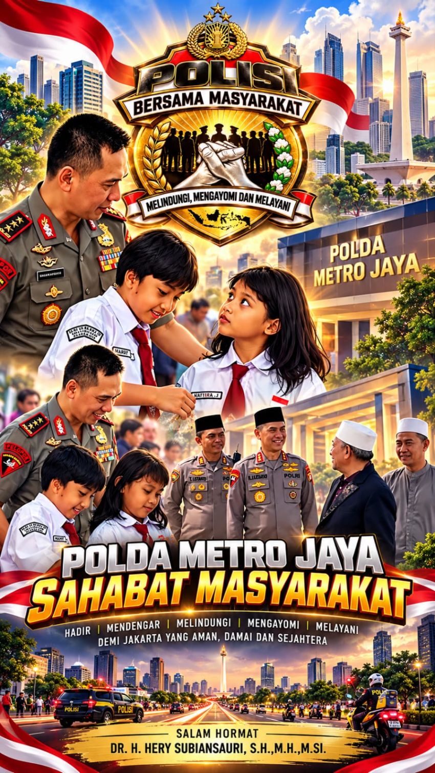 Dr. H. Hery Subiansauri: Polda Metro Jaya Harus Terus Hadir sebagai Sahabat Masyarakat