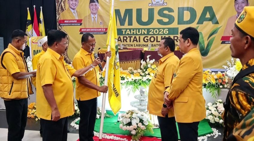Romadon Nasution Terpilih Aklamasi Pimpin Golkar Labusel, Bidik Kemenangan Pileg 2029