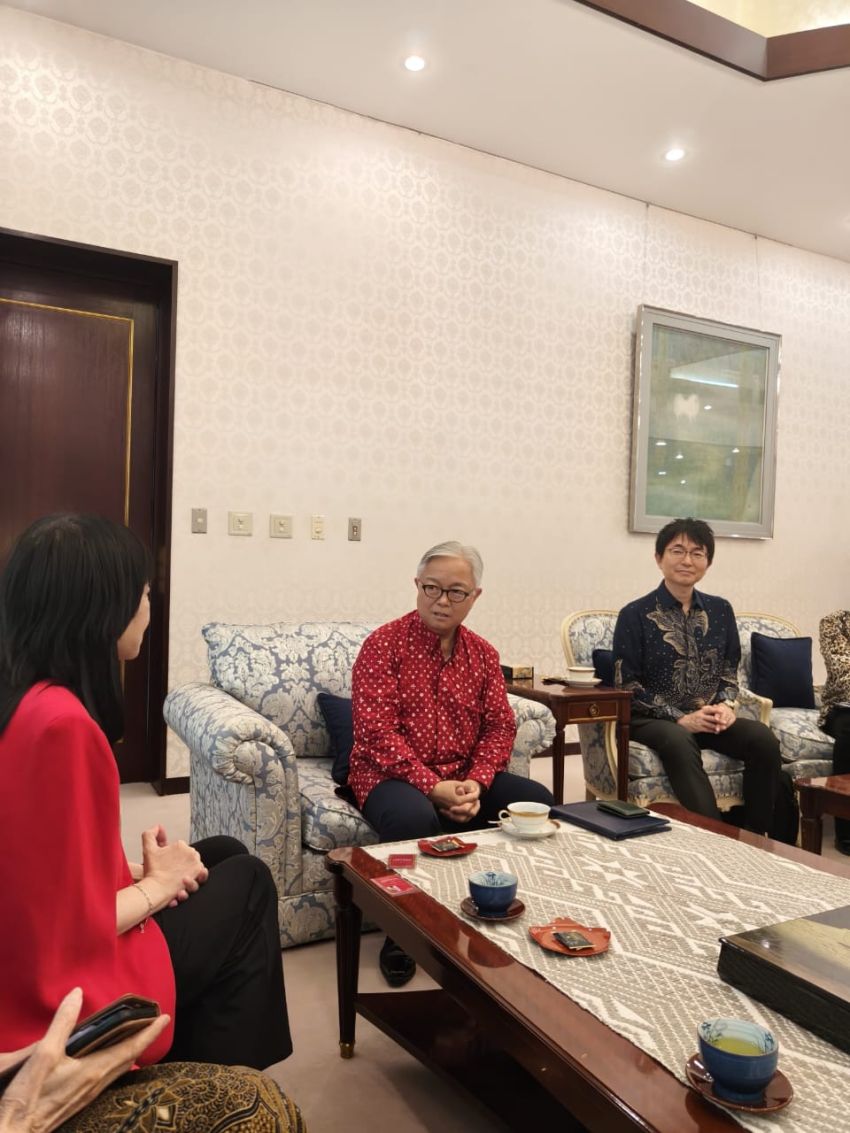 Duta Besar Jepang Ueno Atsushi Menerima Natalia Tjahja Menjelang Asian Para Games Aichi-Nagoya 2026