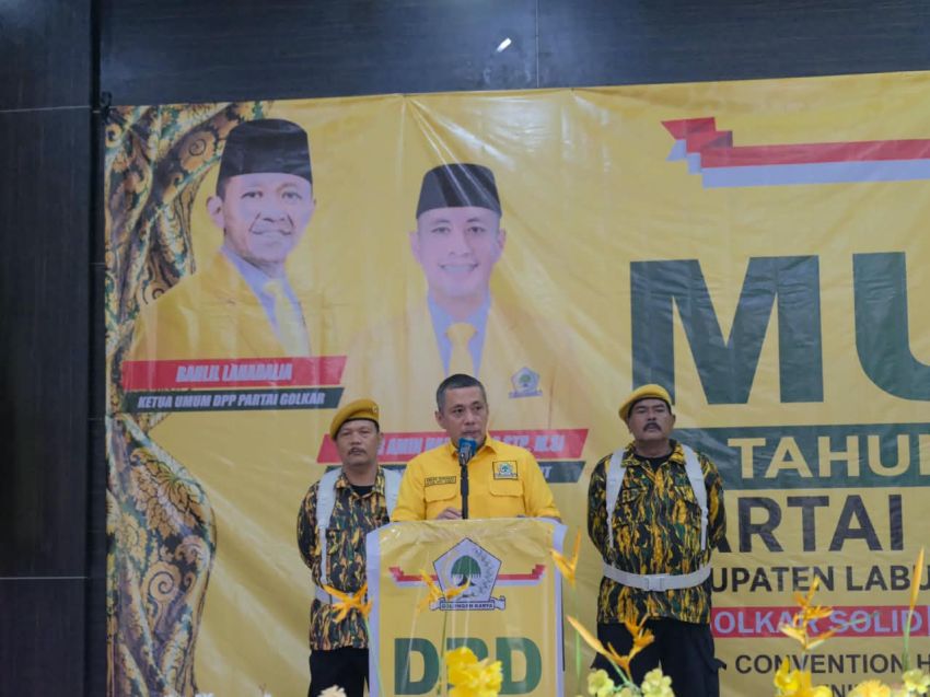 Andar Amin Harahap Ajak Kader Golkar Rangkul Semua Potensi di Kabupaten Labusel