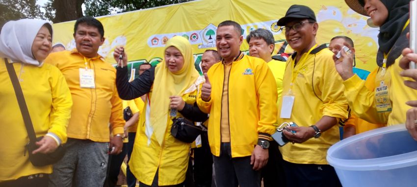 Andar Amin Harahap Apresiasi Antusiasme Masyarakat Rayakan HUT ke-62 Golkar di Lapangan Merdeka Medan
