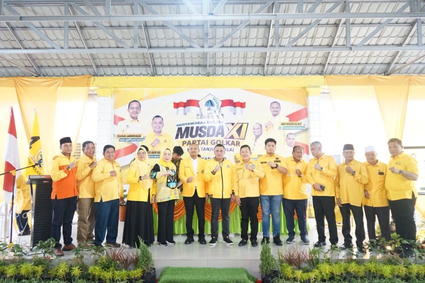 Mahyaruddin Salim Terpilih Aklamasi Pimpin Golkar Tanjungbalai 2026-2031
