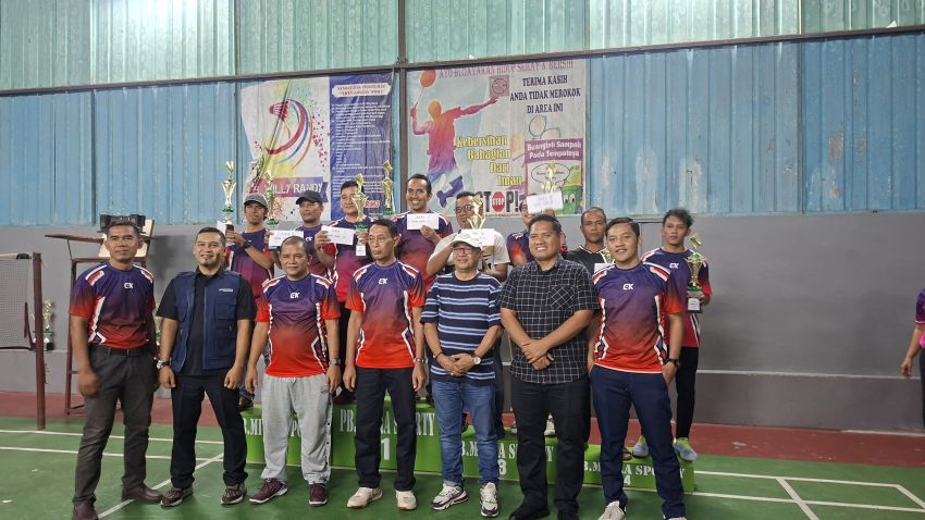 Julis Amitra-Taufik Juara Kelas B Turnamen PB Mitra Sporty Medan, Kadispora dan Ketua KONI Siap Dukung Bulutangkis