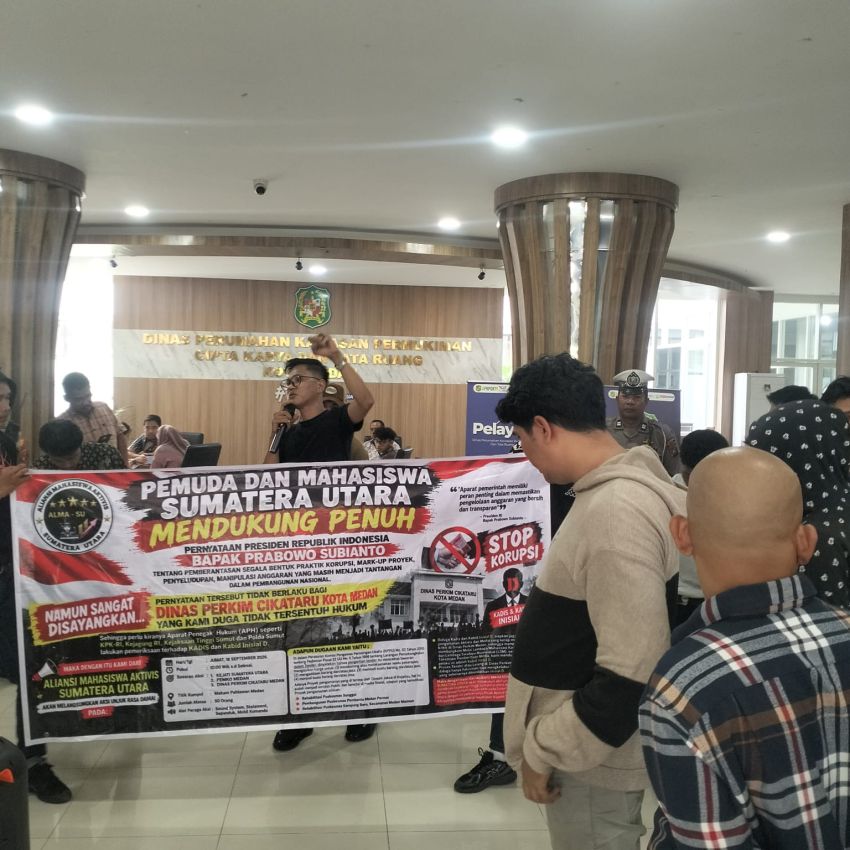 Aksi Jilid II ALMA Sumut: Kadis dan Kabid &ldquo;D&rdquo; Tak Hadir, Massa Soroti Dugaan KKN Proyek PERKIM CIKATARU