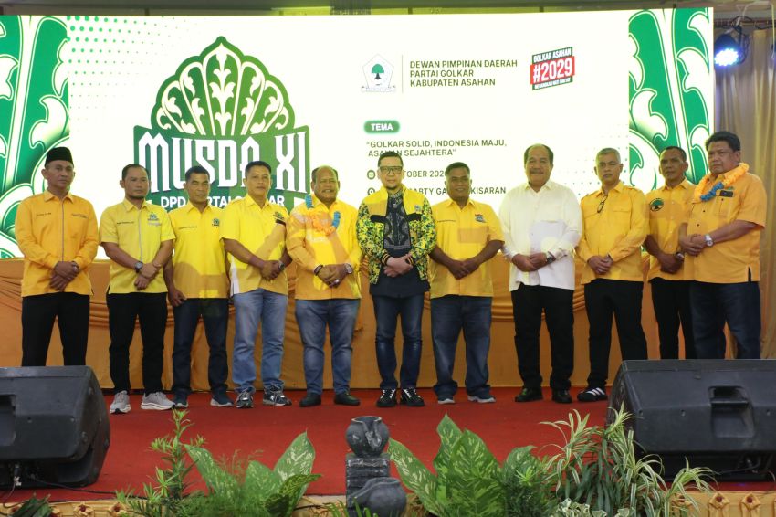 Musda XI Golkar Asahan Resmi Dibuka, Efi Irwansyah Pane Kembali Terpilih Secara Aklamasi